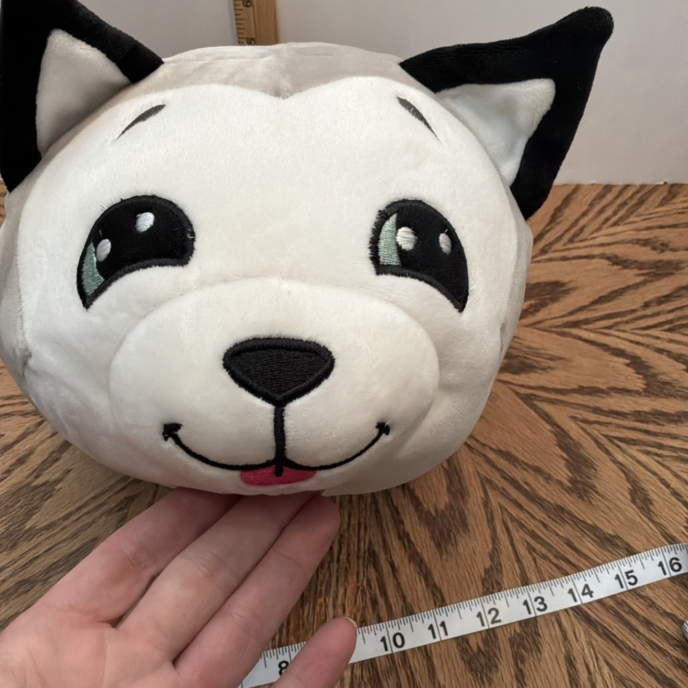 Flipazoo Mushmillows Hero Husky Powers Polar Bear Plush Toy Reversible Soft 16‎